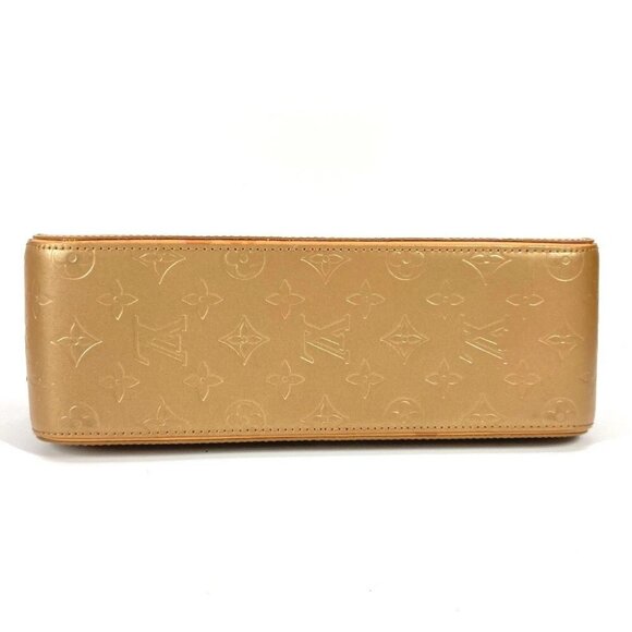 LOUIS VUITTON M55177 Monogram mat Shelton Tote Bag Hand Bag leather Amble Beige - Picture 7 of 14